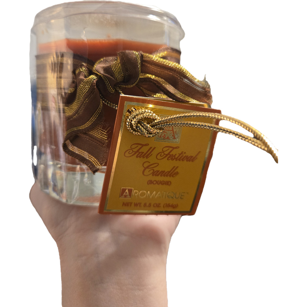 Aromatique Fall Festival Fragrance Candle 5.5 oz NWT seasonal harvest